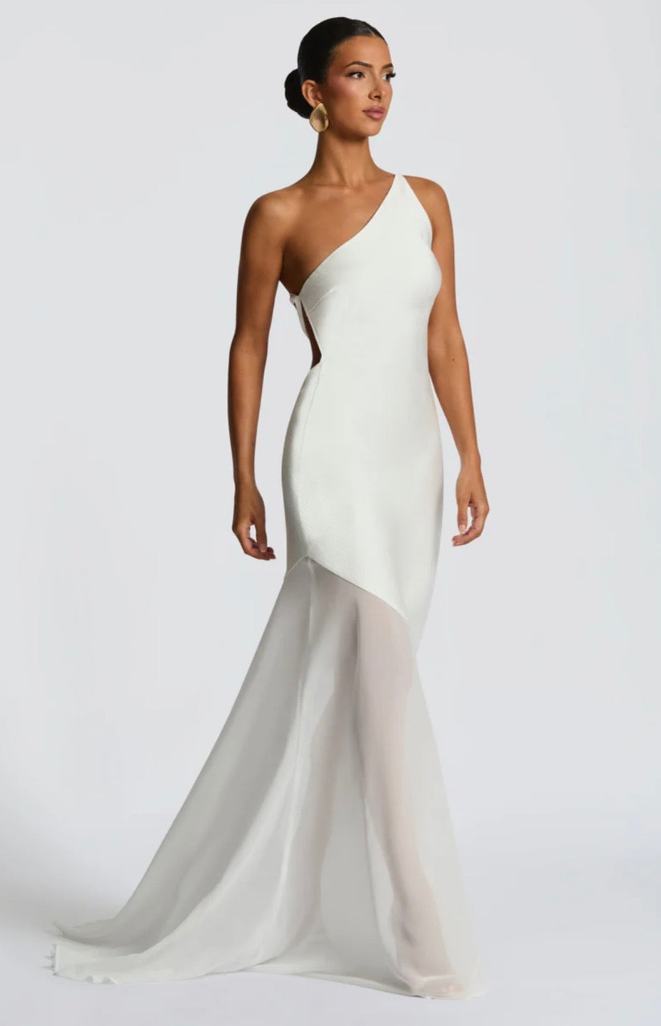 Layered Fluid Maxi Dress | Bias-Cut Design for Elegant Evening Wear