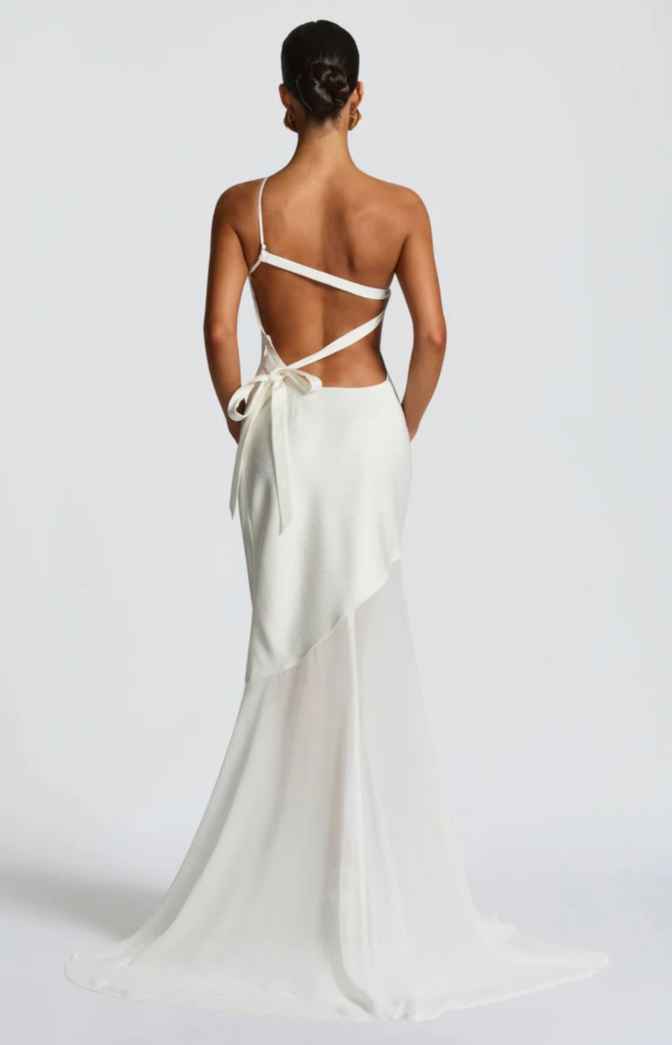 Layered Fluid Maxi Dress | Bias-Cut Design for Elegant Evening Wear
