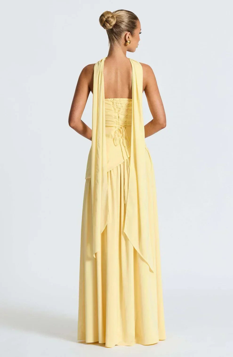 Asymmetrical Strapless Maxi Dress | Sculpted Design for Formal Events