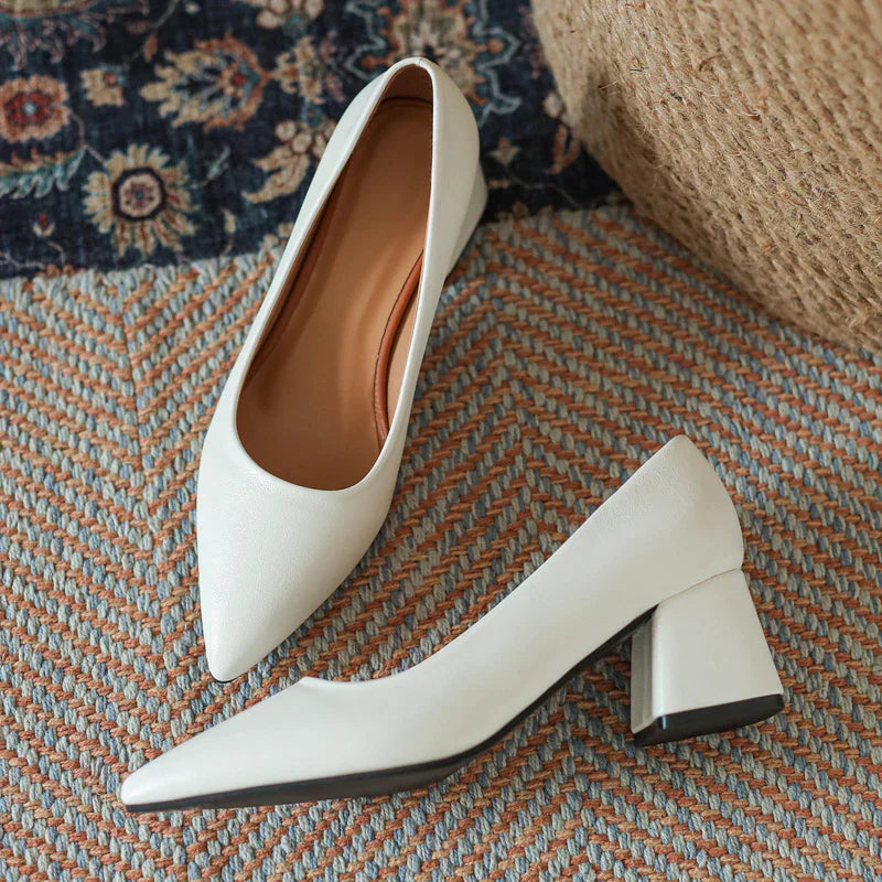 Leather Heels for Women - Stylish Amelia Ray Design for Formal and Casual Wear