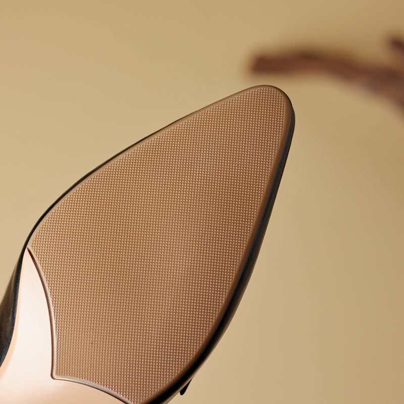 Leather Mules for Women - Stylish Slip-On Footwear for Everyday Wear