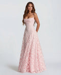 Floral Lace Maxi Dress with Spaghetti Straps and Straight Neckline for Women
