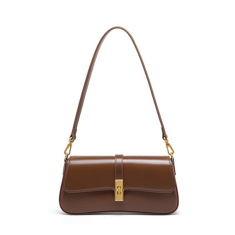Luxe Leather Shoulder Bag for Women - Stylish Everyday Handbag