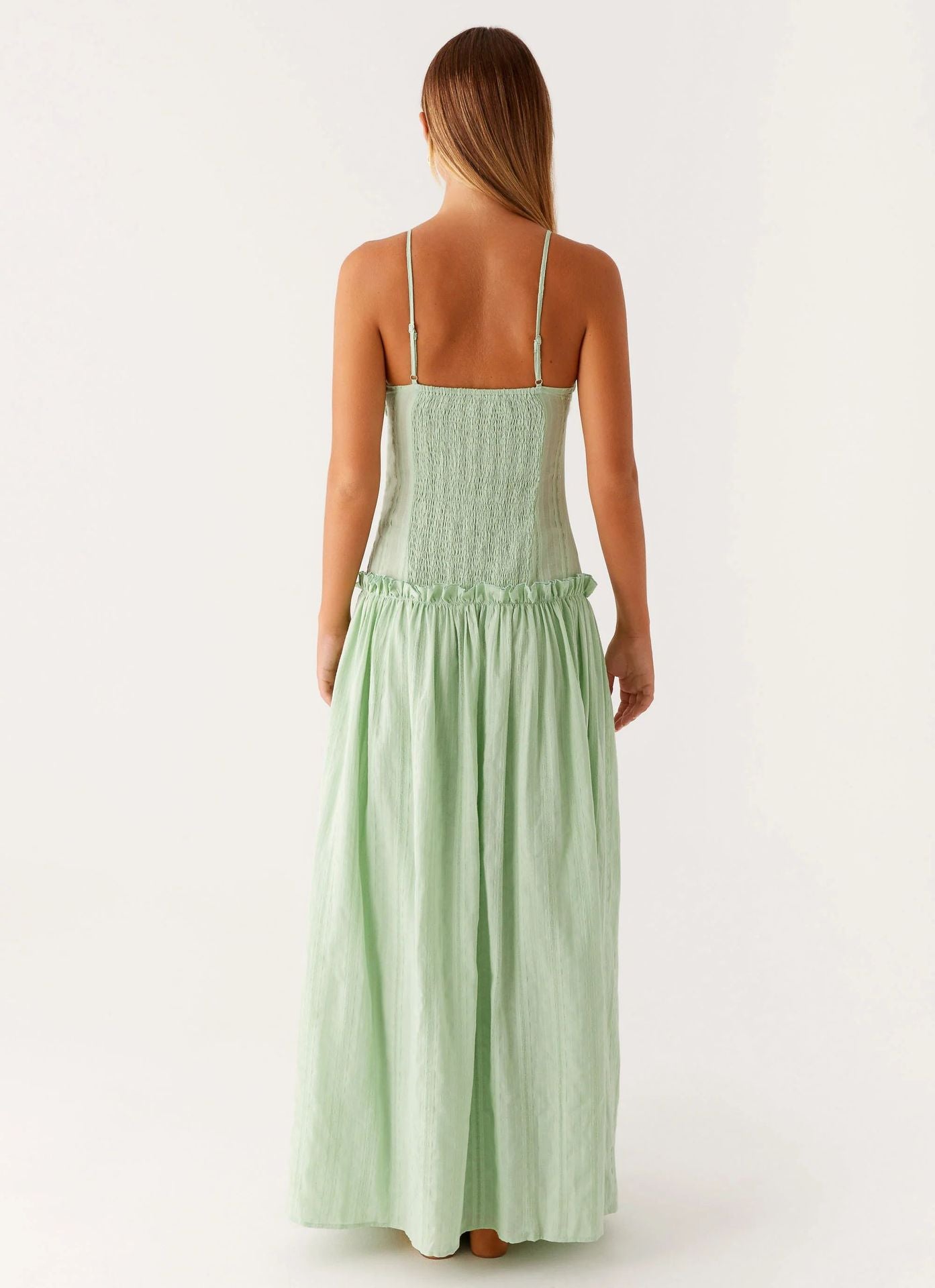 Color-Block Maxi Dress with Back Slip | Elegant Evening Wear for Women