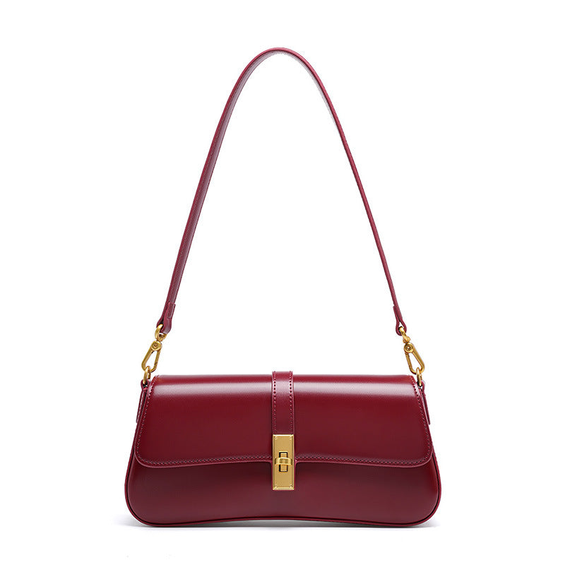 Luxe Leather Shoulder Bag for Women - Stylish Everyday Handbag