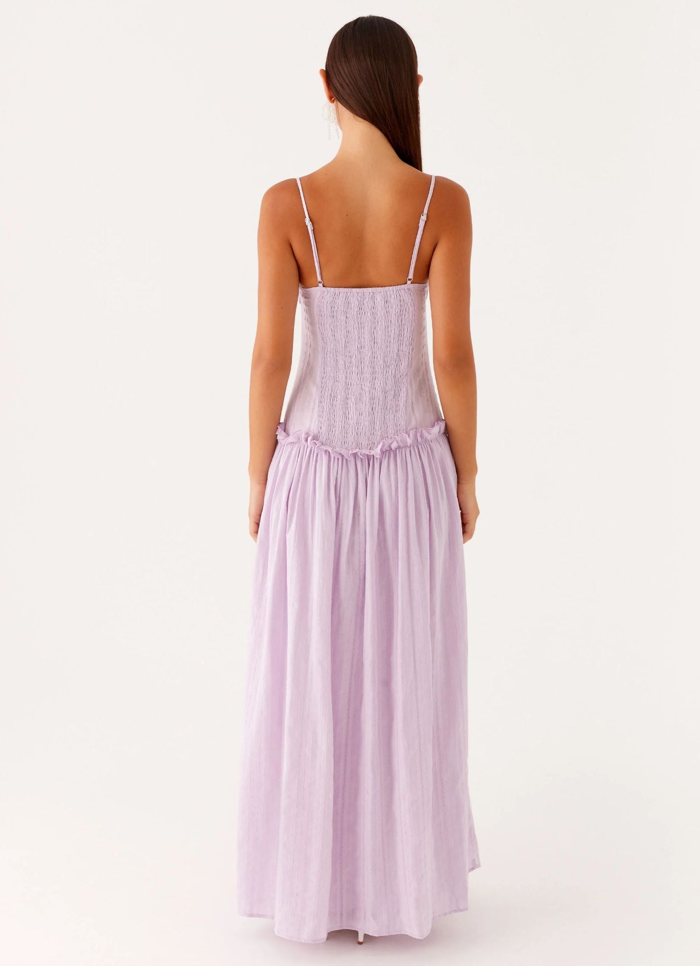 Color-Block Maxi Dress with Back Slip | Elegant Evening Wear for Women