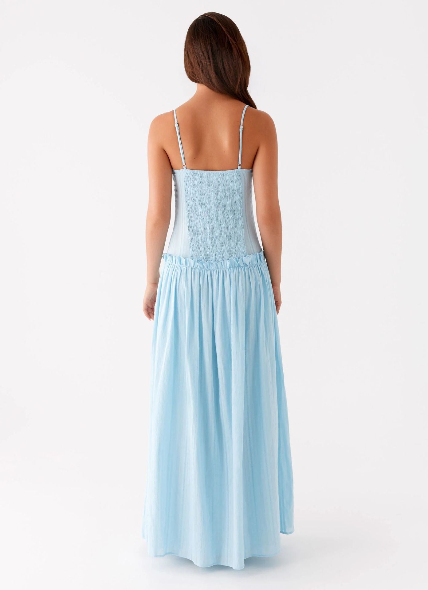 Color-Block Maxi Dress with Back Slip | Elegant Evening Wear for Women