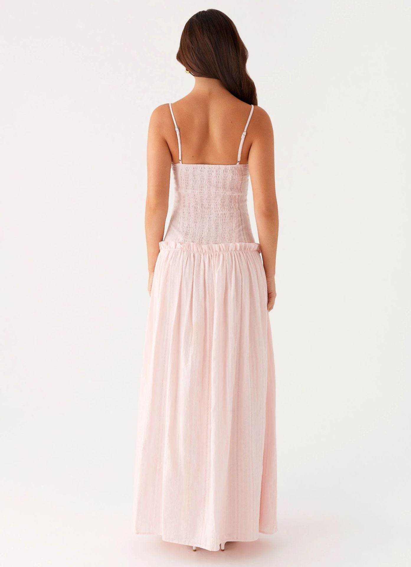 Color-Block Maxi Dress with Back Slip | Elegant Evening Wear for Women