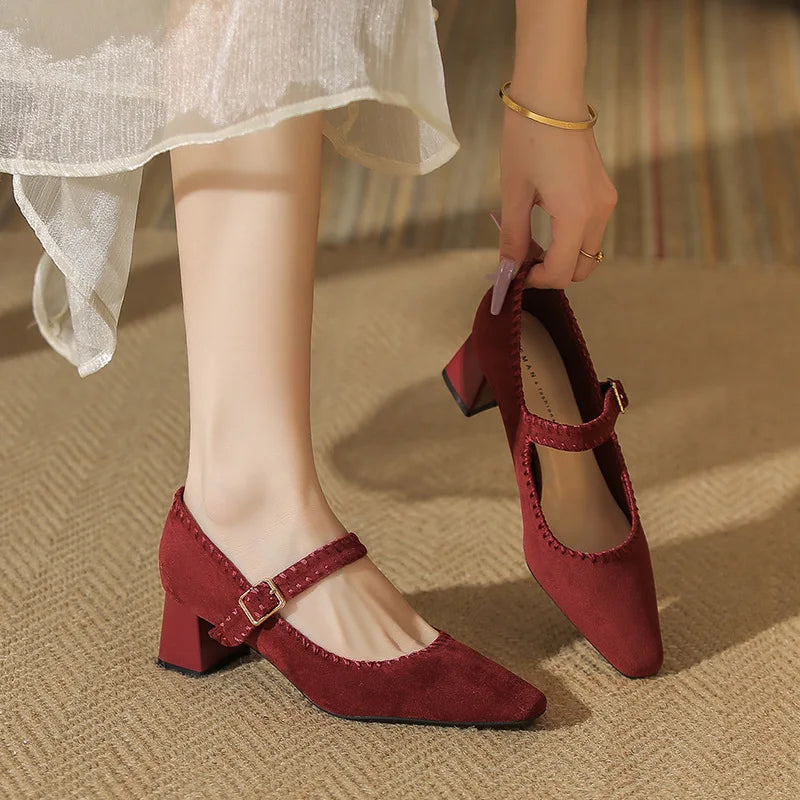 Suede High Heels for Women - Elegant Dress Shoes for Formal Events