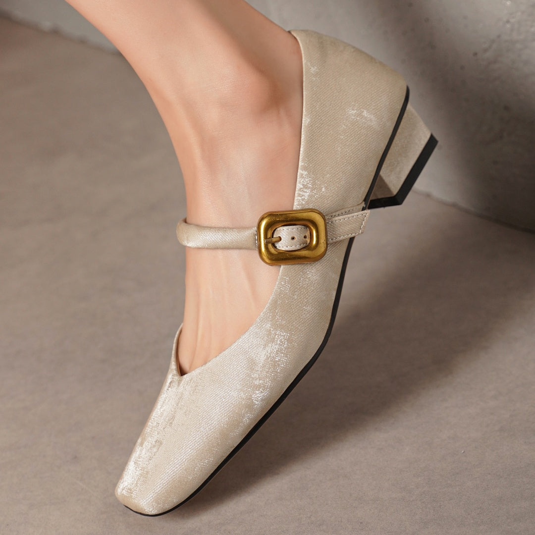 Velvet Heels for Women - Elegant Evening Footwear in Classic Black