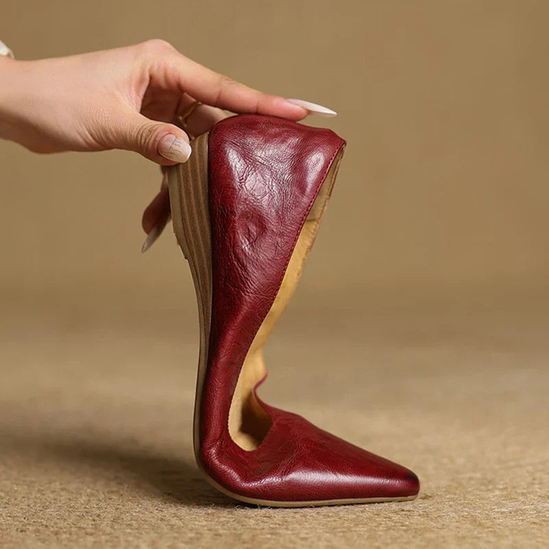 Genuine Leather Ballet Flats for Women - Comfortable Everyday Footwear