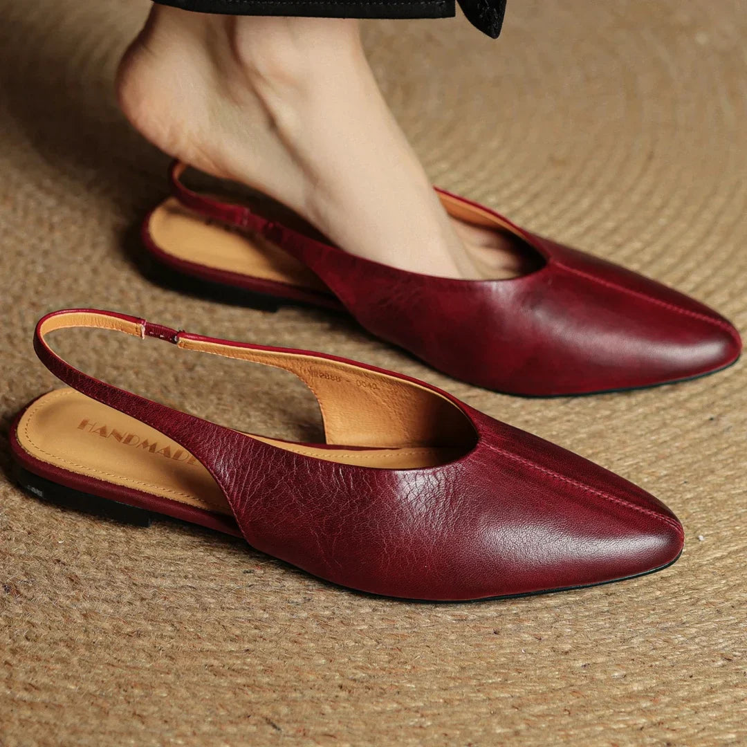 Genuine Leather Ballet Flats for Women - Comfortable Everyday Footwear