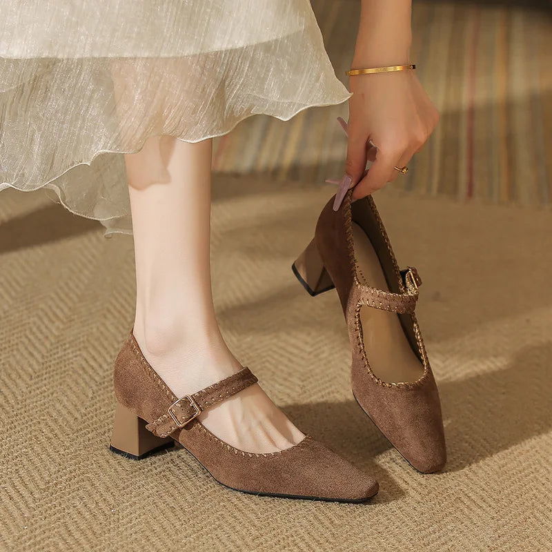 Suede High Heels for Women - Elegant Dress Shoes for Formal Events
