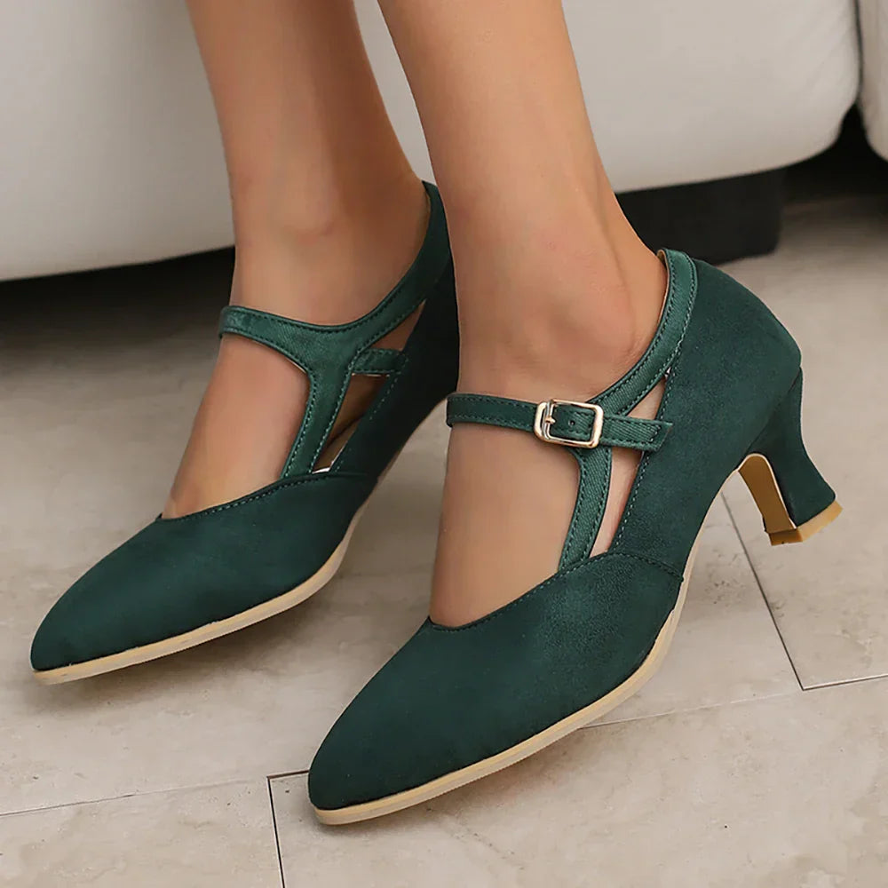 Suede Heels for Women - Elegant Design for Formal and Casual Wear