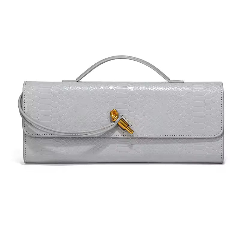 Serpentine Evening Clutch Bag - Elegant Design for Formal Events