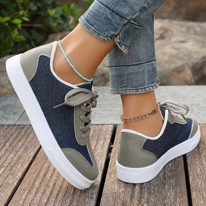 Casual Canvas Sneakers for Everyday Wear - Comfortable Lightweight Design