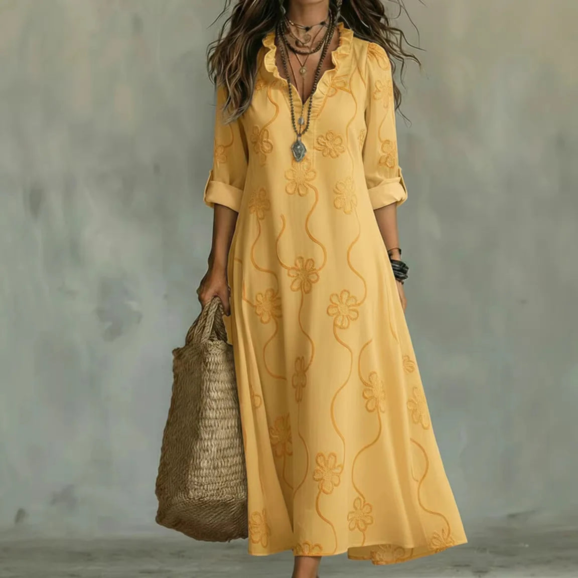 Bobbie Floral Maxi Dress for Summer Days