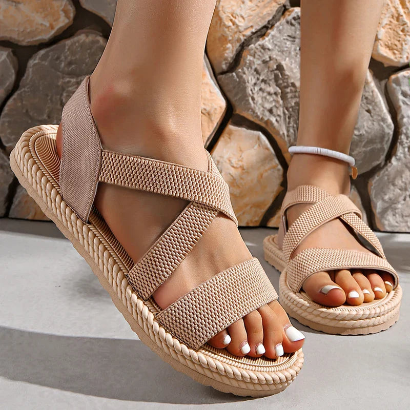 Weave Sandals for Women - Comfortable Casual Footwear - Summer Style