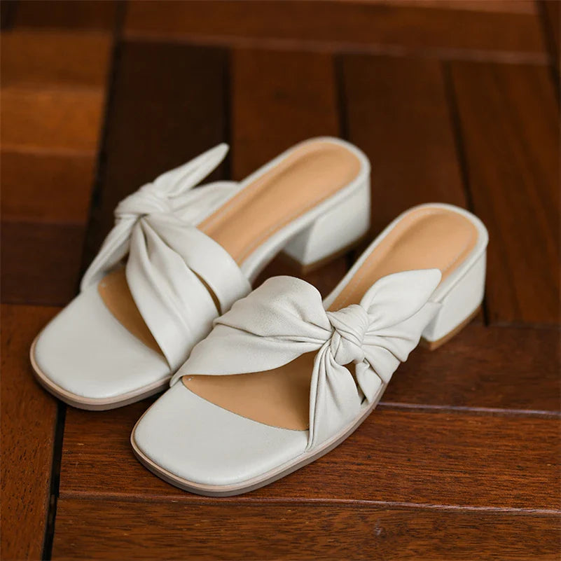Leather Rosetta Sandals for Women - Comfortable Summer Footwear