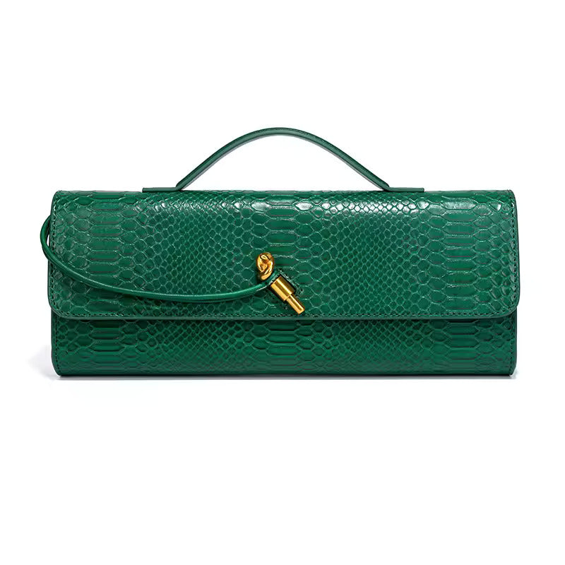 Serpentine Evening Clutch Bag - Elegant Design for Formal Events