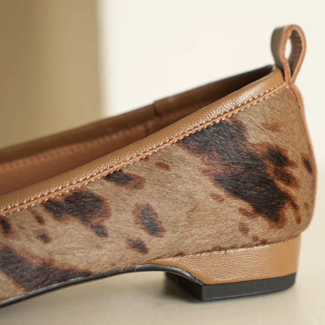 Bow Flats for Women - Comfortable Fabric Slip-On Shoes for Everyday Wear