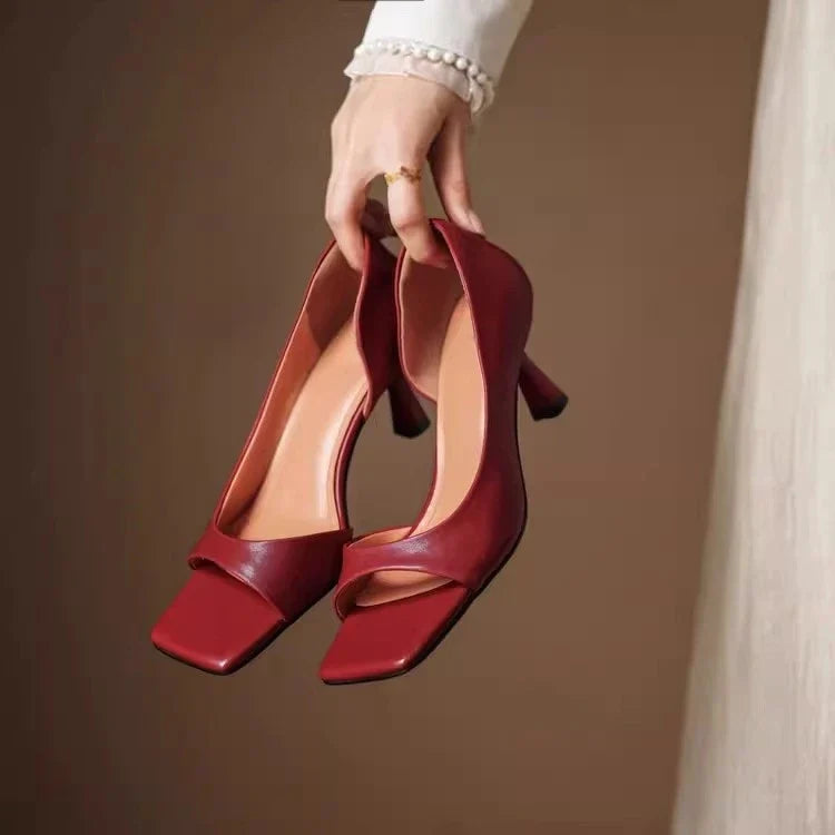 Elegant Stiletto Heels in Black Suede for Formal Events and Parties