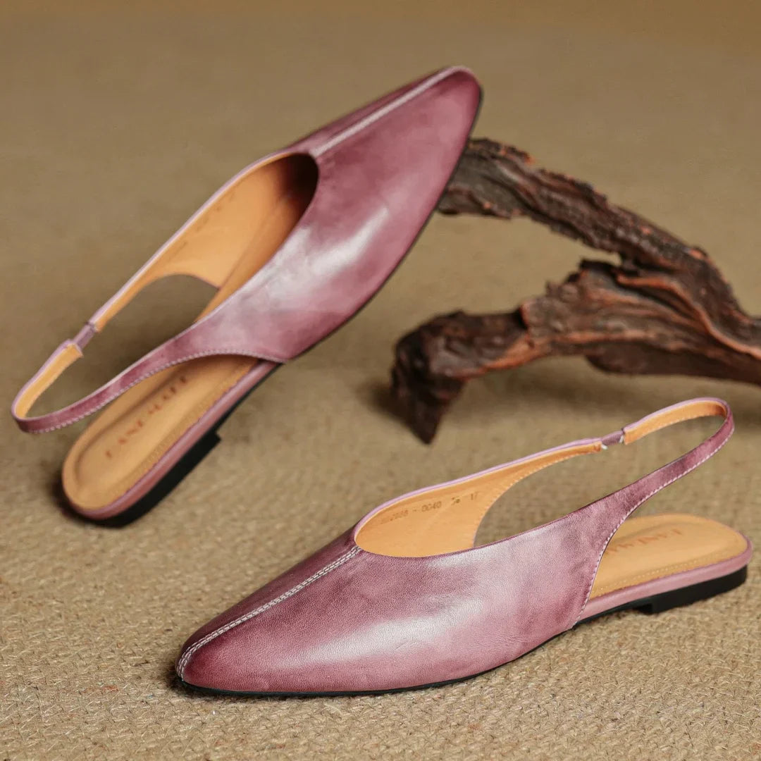Genuine Leather Ballet Flats for Women - Comfortable Everyday Footwear