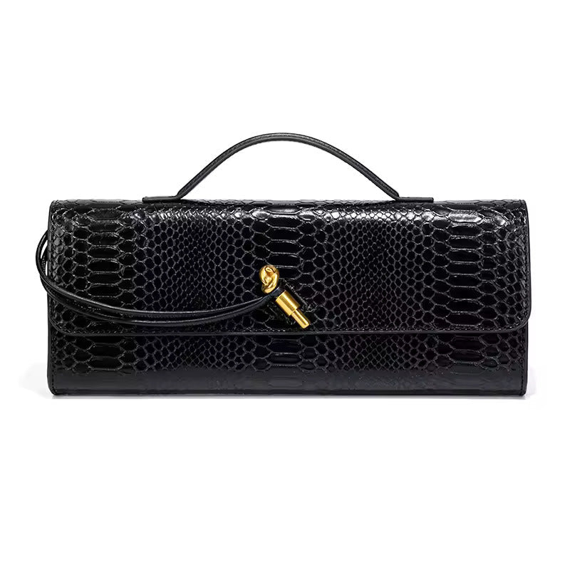 Serpentine Evening Clutch Bag - Elegant Design for Formal Events