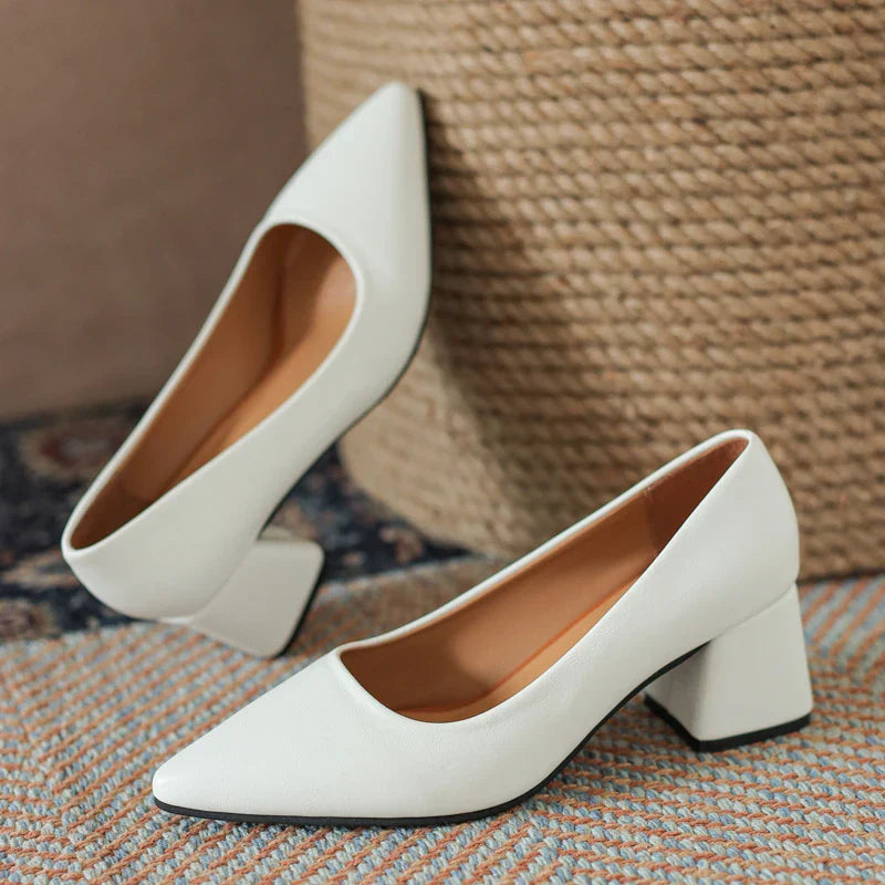 Leather Heels for Women - Stylish Amelia Ray Design for Formal and Casual Wear