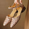 Leather Heels for Women - Emilia Style - Elegant Dress Footwear in Black