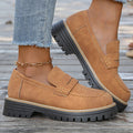 Suede Loafers for Women - Comfortable Slip-On Design for Casual Wear
