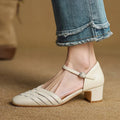 Genuine Leather Heels for Women - Classic Design for Formal and Casual Wear