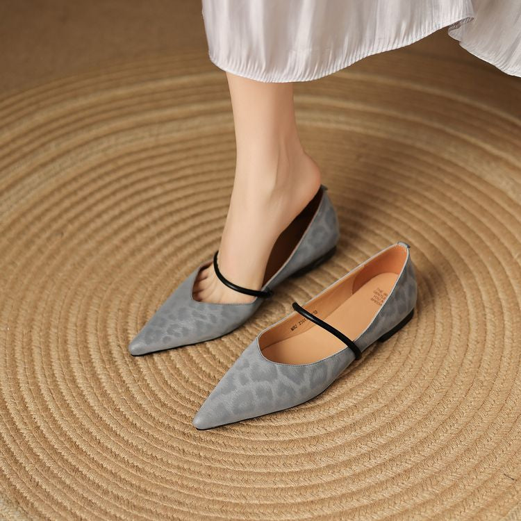 Leather Flats for Women - Comfortable Slip-On Design for Everyday Wear