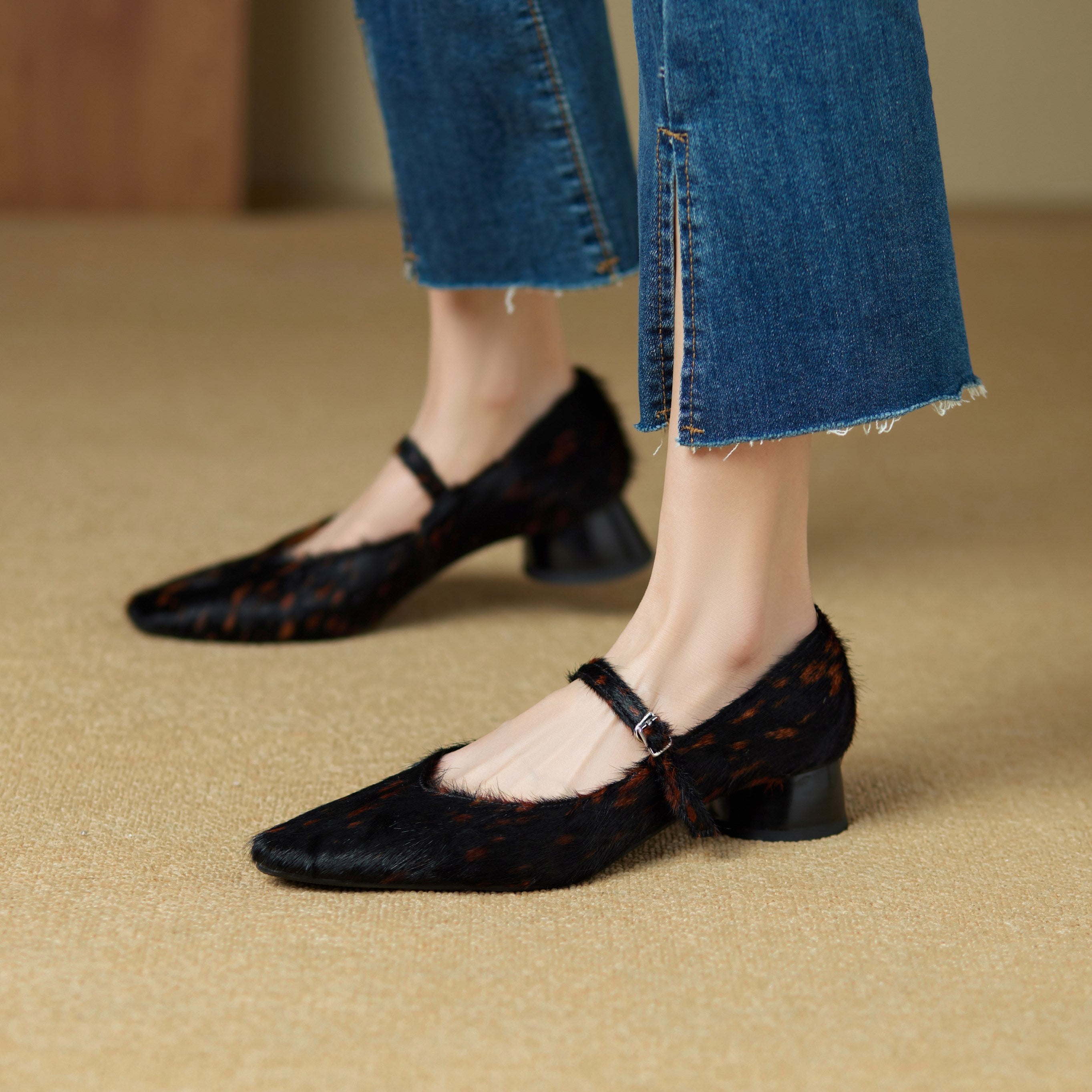 Elegant Leather Heels for Women - Stylish Dress Shoes for Special Occasions