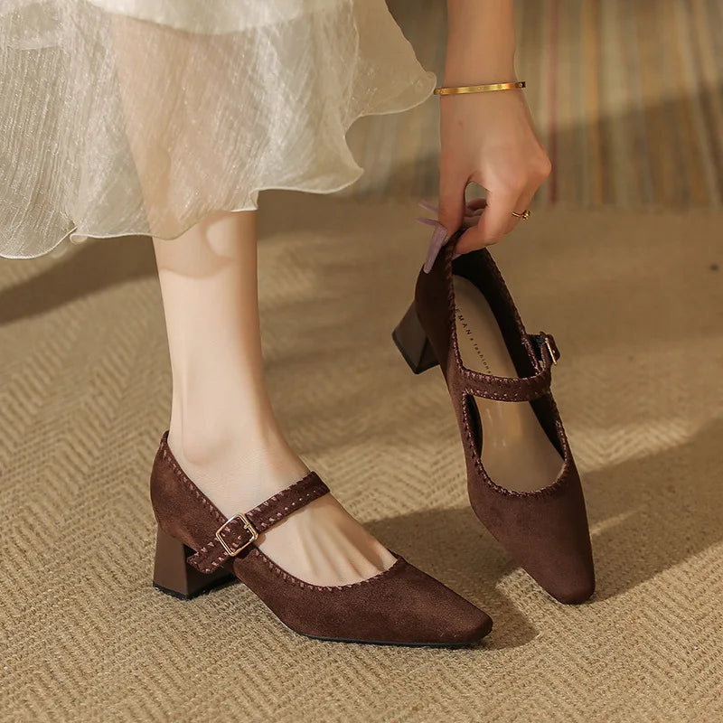 Suede High Heels for Women - Elegant Dress Shoes for Formal Events