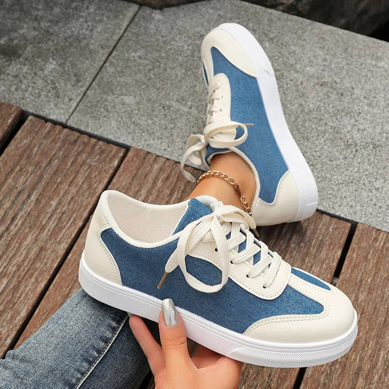 Casual Canvas Sneakers for Everyday Wear - Comfortable Lightweight Design
