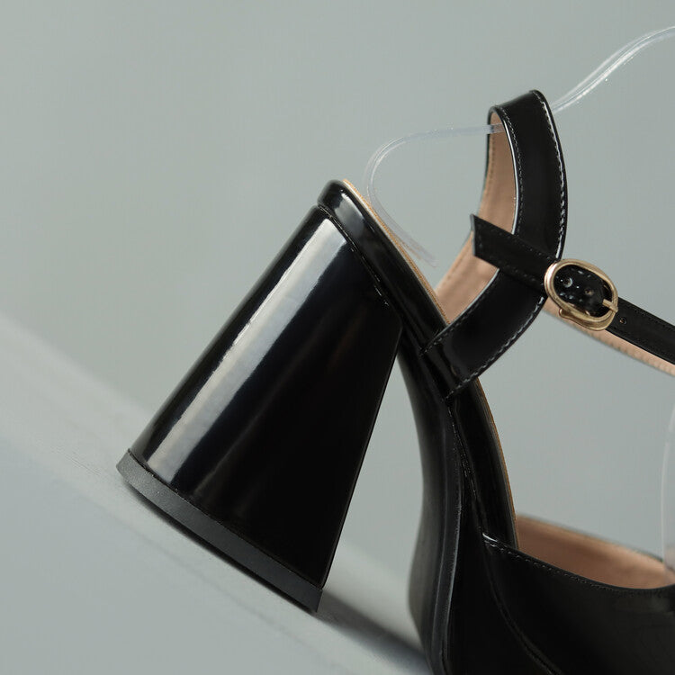Glossy Valetta Heels - Elegant High Heels for Formal Events and Parties
