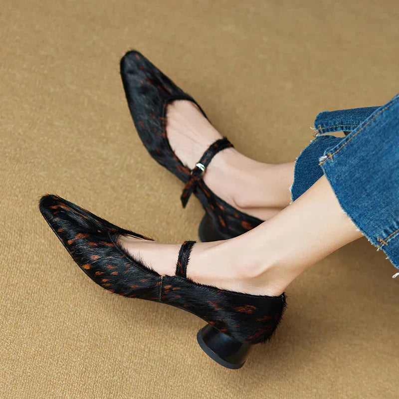 Elegant Leather Heels for Women - Stylish Dress Shoes for Special Occasions