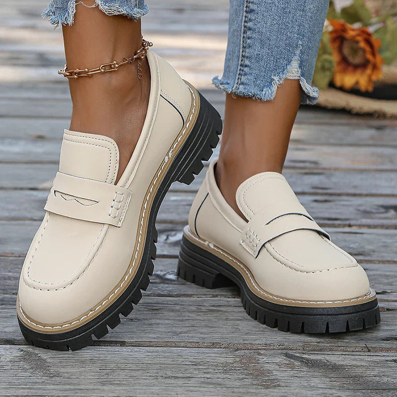 Suede Loafers for Women - Comfortable Slip-On Design for Casual Wear