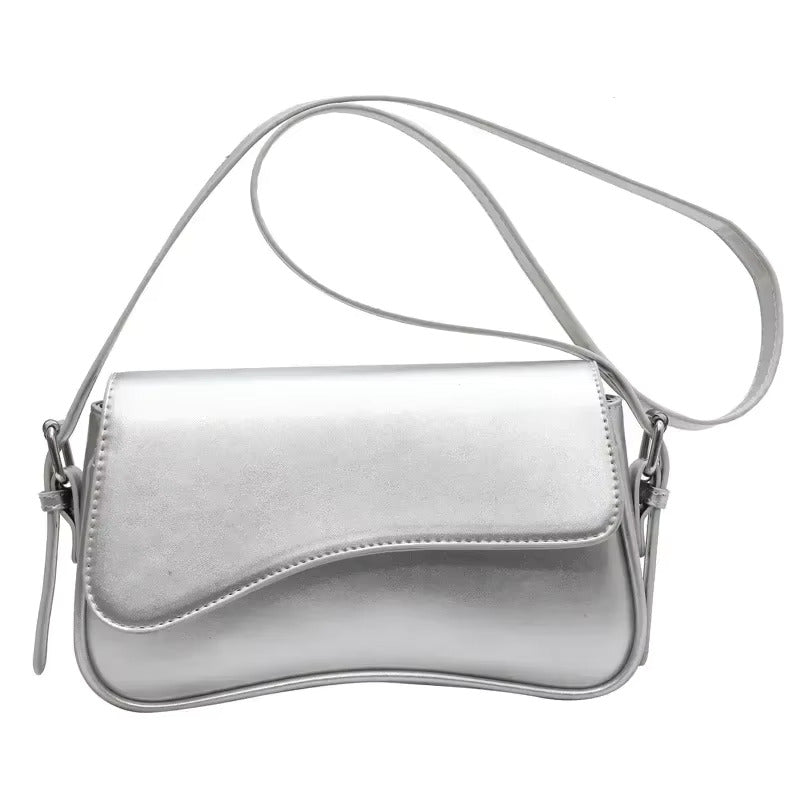 Luxe Shoulder Bag in Faux Leather - Stylish Everyday Handbag for Women
