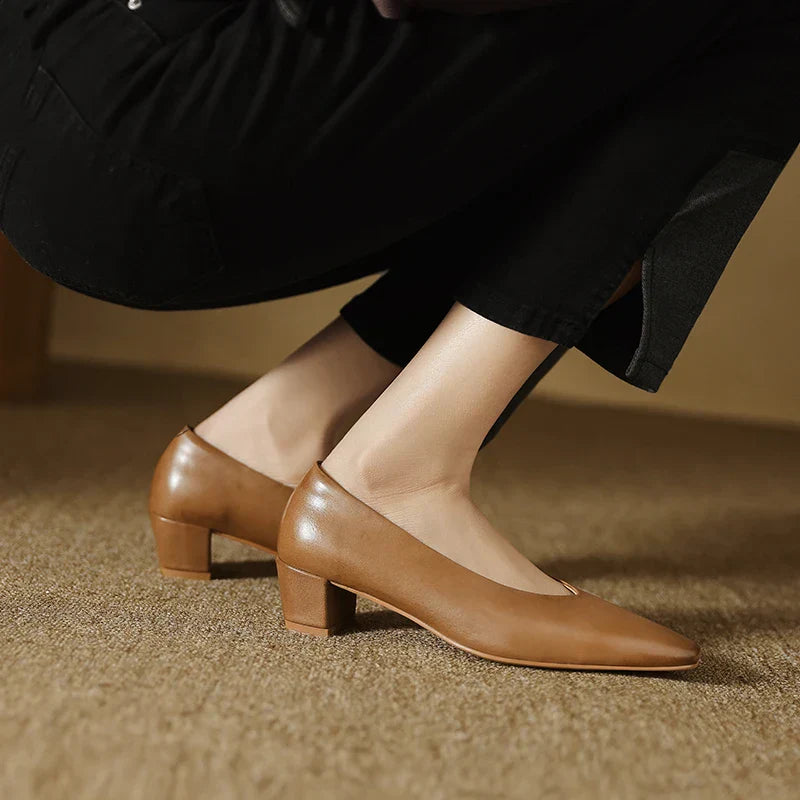Elegant Stiletto Heels in Faux Leather for Formal Events and Parties