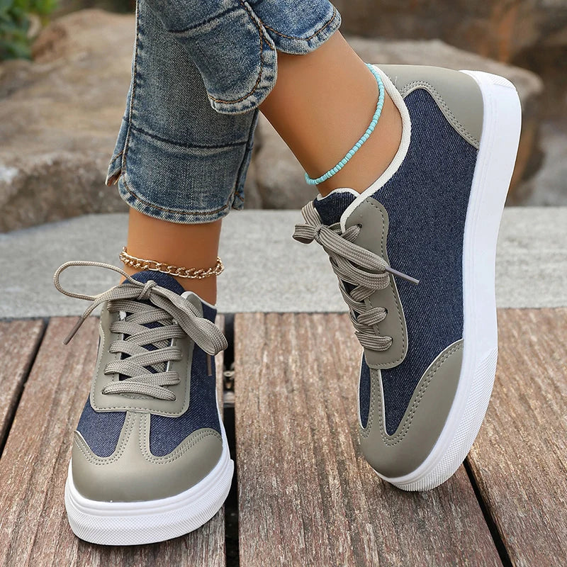 Casual Canvas Sneakers for Everyday Wear - Comfortable Lightweight Design