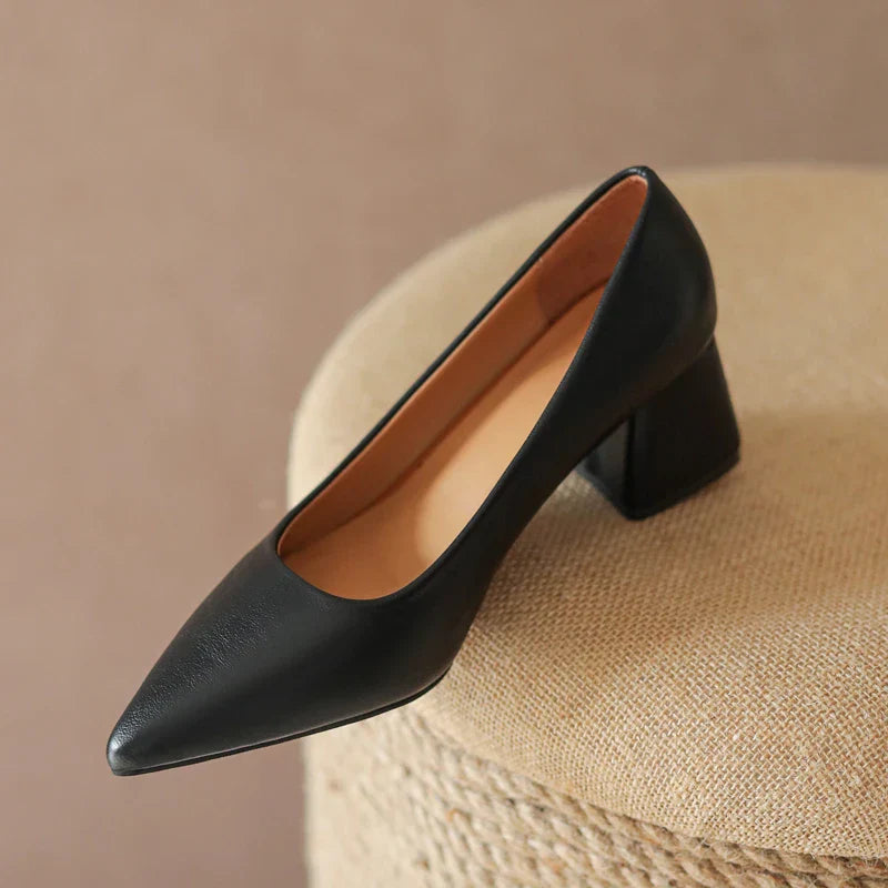Leather Heels for Women - Stylish Amelia Ray Design for Formal and Casual Wear