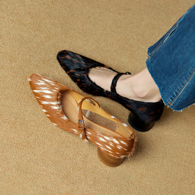 Elegant Leather Heels for Women - Stylish Dress Shoes for Special Occasions