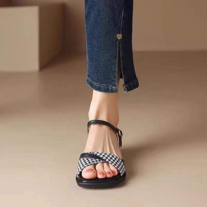 Contour Sandals for Women - Comfortable Footbed, Casual Summer Footwear