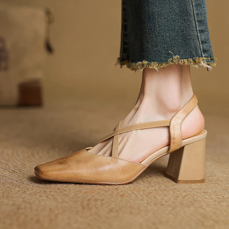 Leather Heels for Women - Classic Design for Formal and Casual Wear