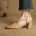 Leather Heels for Women - Classic Design for Formal and Casual Wear