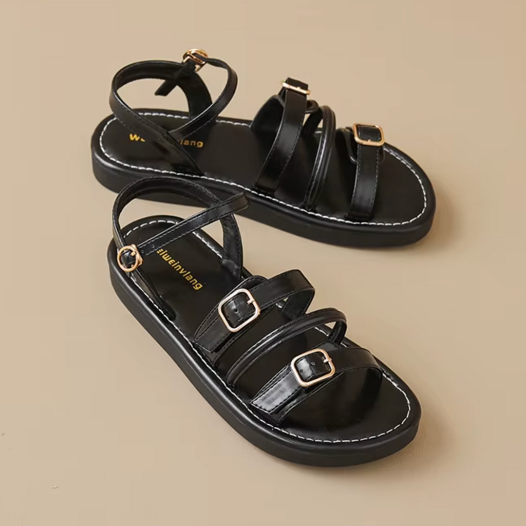 Leather Sandals for Women - Comfortable Casual Footwear for Summer Wear