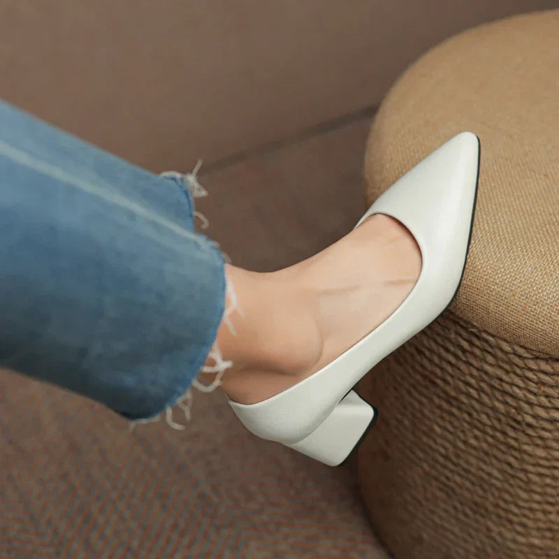 Leather Heels for Women - Stylish Amelia Ray Design for Formal and Casual Wear