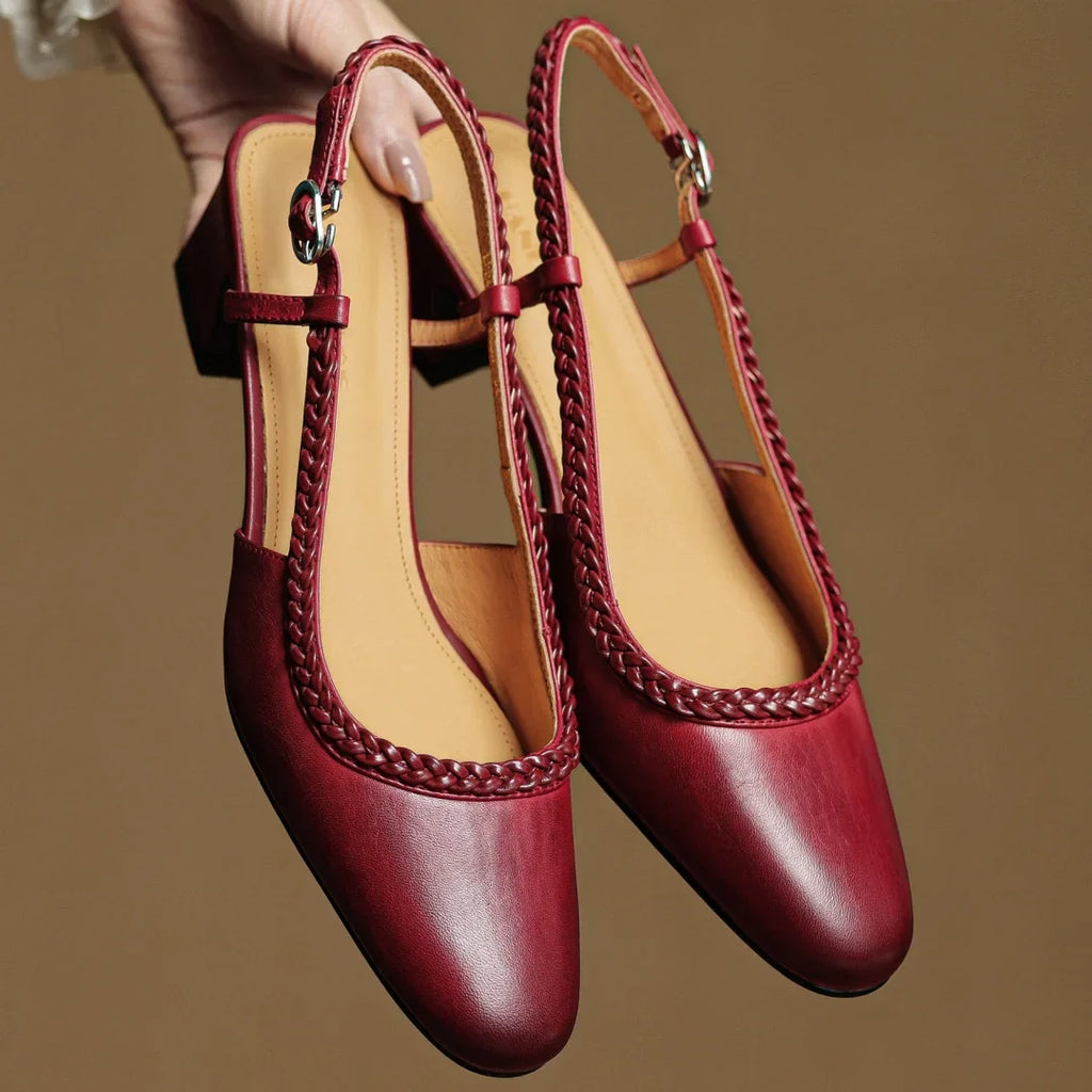 Leather Heels for Women - Elegant Design for Formal and Casual Wear